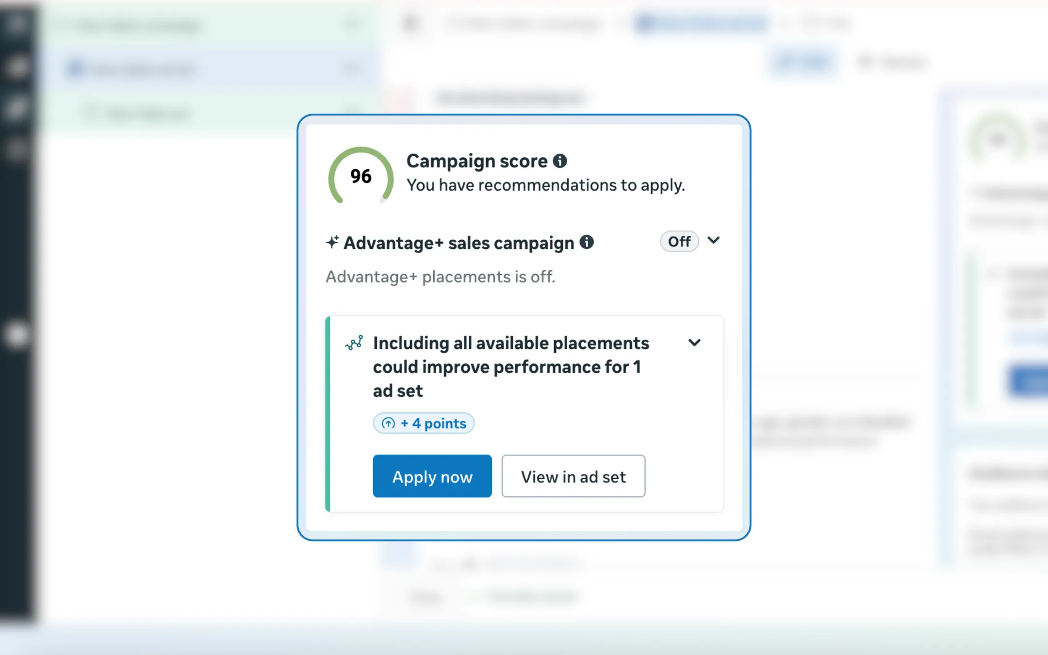 campaign score example