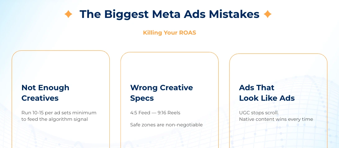 mistakes that are killing your ads